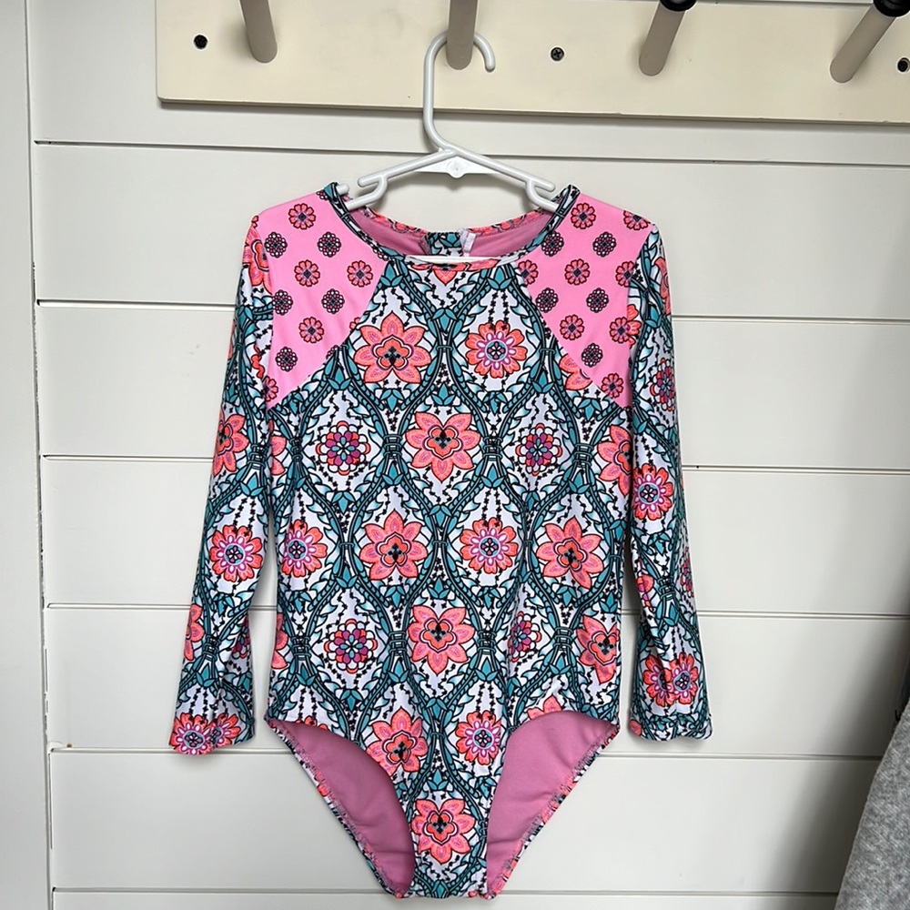 Girls one piece swimsuit